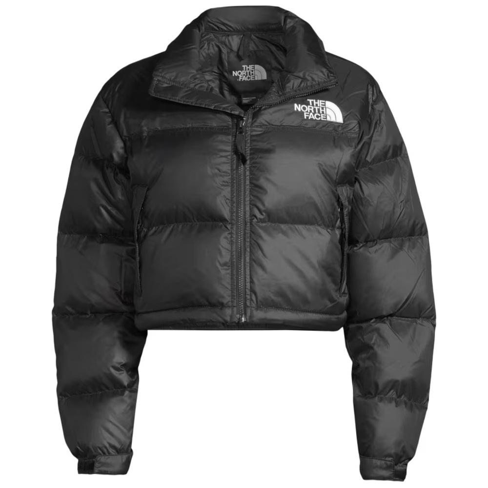 New $280 The North Face Nuptse Cropped Puffer Jacket Medium NWT
